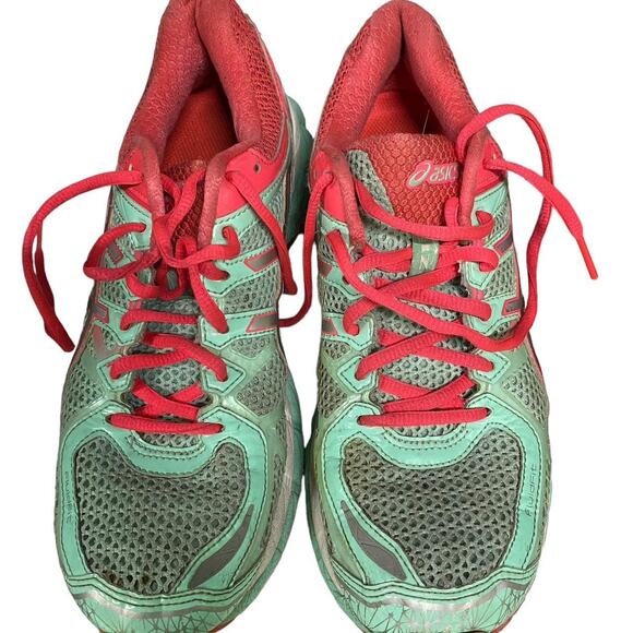 Asics gel nimbus 18 green and - Picture 2 of 6